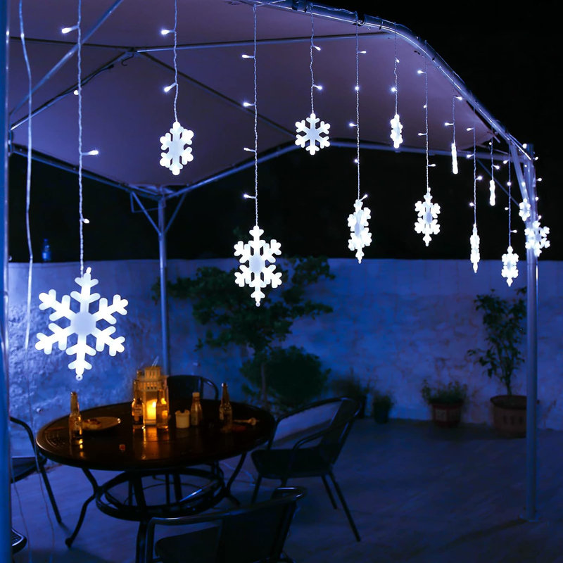 Guirlande de Noël flocons de neige