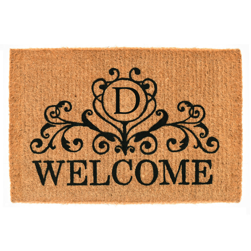 Zakrzewski Outdoor Doormat, Rectangle 1'6" x 2'6", D