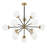 Arisai Andreau 12-Light Dimmable Sputnik Sphere Chandelier-80314064-80314066