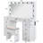 Bononia 11 drawer dressing table with lights