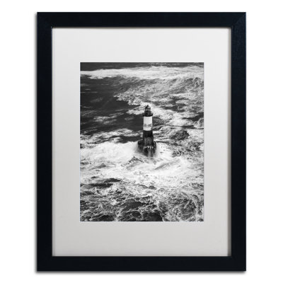 'Armen Lighthouse Against Ruzica' Framed Photographic Print
