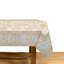 Chloe Tablecloth - Blue/Brown - 59" x 59"-148221506