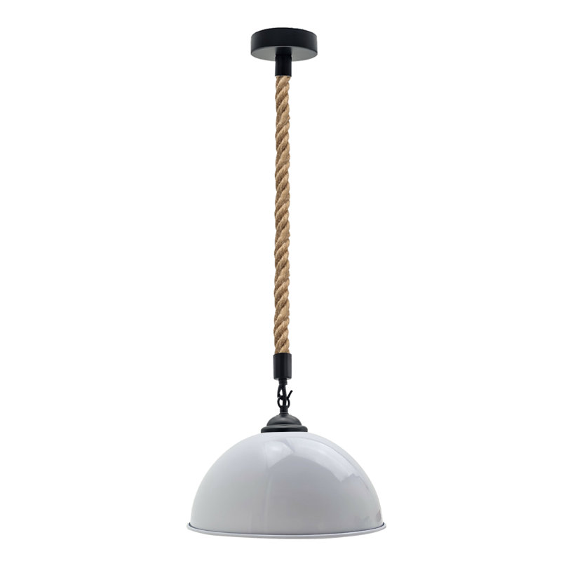 Glasco 1 - Light Single Pendant, Yes, White