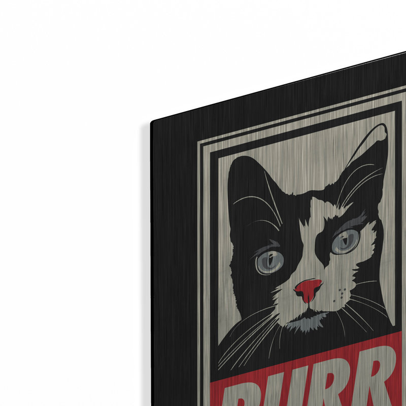 «PURR Propaganda 2» par Rachel Caldwell, H 16 po x l 12 po
