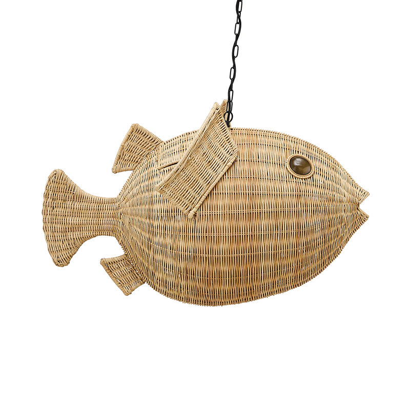 1 - Light Pendant, 79.38" H x 35" W x 16" D