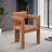 Exilda Vegan Leather Dining Chair-2008449159