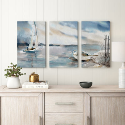 " Panoramic Coast " 3 - Pieces