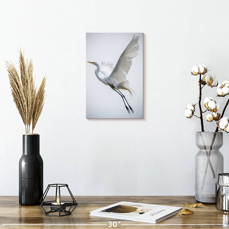 Brampt Angelic Great Egret, 12" H x 8" W