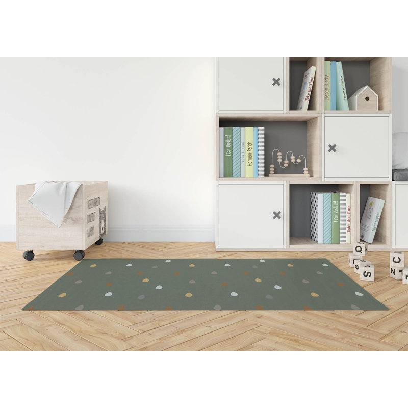 Dino Drops Kids Play Mat, Rectangle 2' x 3'
