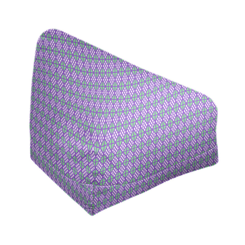 Fauteuil à billes standard & Leffel, Pas de bourre, Mauve / Vert, H 86 po x L 2 po x P 43 po