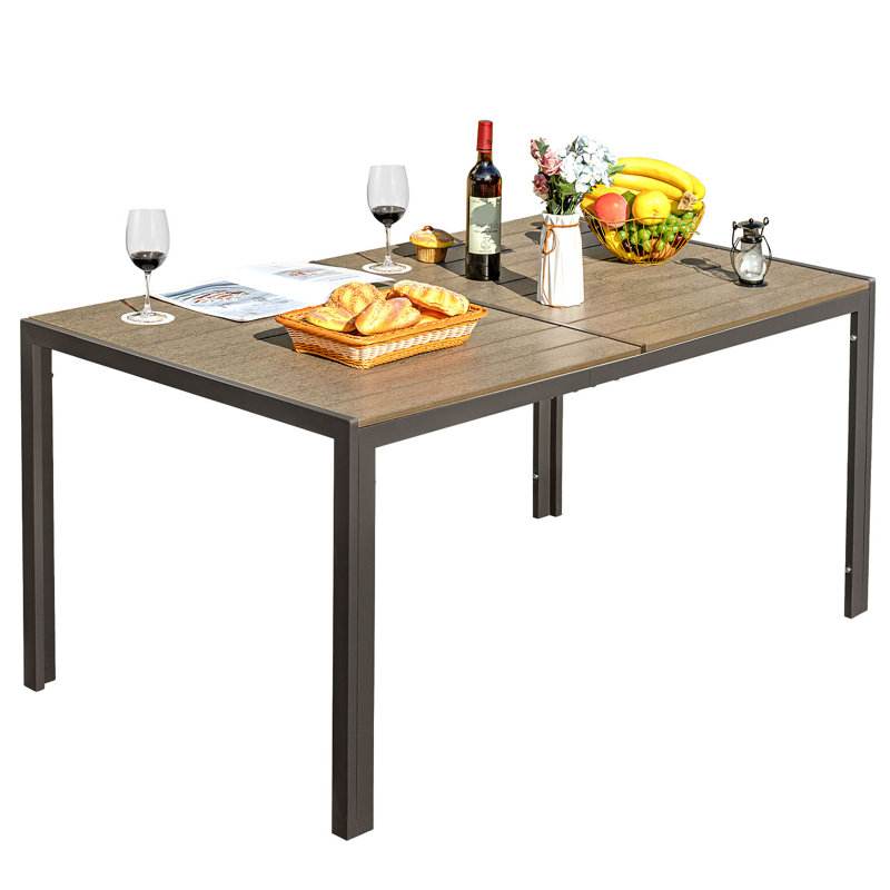 Metal Rectangle Dining Table