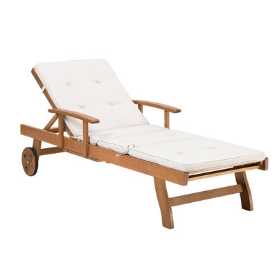 Attar Reclining Sun Lounger with Cushion