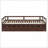 Extending Daybed with Trundle, Wooden Daybed with Trundle, Espresso-129747010