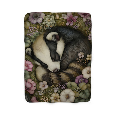 Adorable couverture Skunk Sleeping