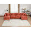 Canapé Cloud 4 places, canapé modulaire moderne pour le salon, coussin rembourré à double couche confortable, tissu chenille respirant