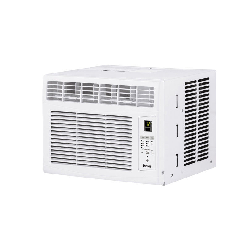 Haier 6000 BTU White Window Air Conditioner with Remote