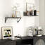 2 Piece Wood Floating Shelf