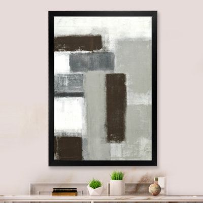 Art moderne gris et bleu II 2FDP47742