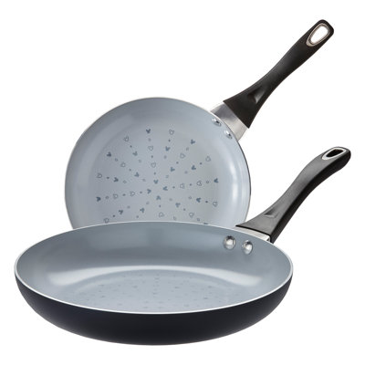 Prestige X Disney Monochrome Non Stick Toxin Free Frying Pan Twin Pack Set - 24/28cm