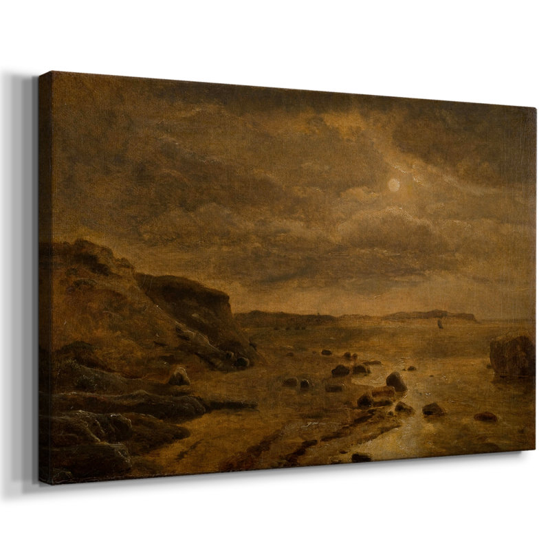 Paysage rétro -DX, H 33 po x l 49 po x P 1,5 po, Toile tendue