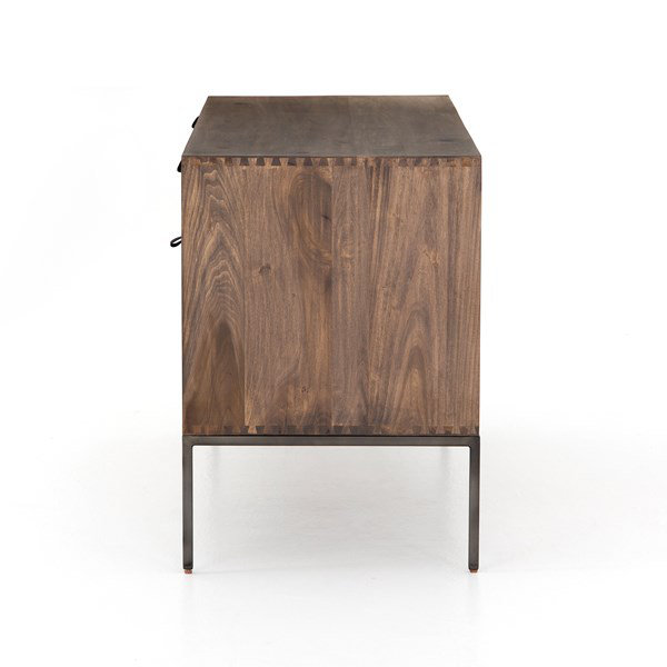Trey Modular Filing Credenza in Black Wash Poplar
