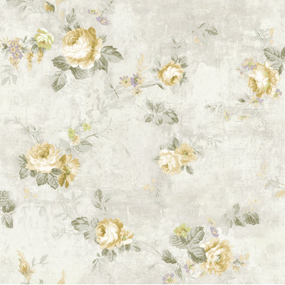 Rouleau de papier peint l 33 pi x l 20,5 po floral trail Tyrion