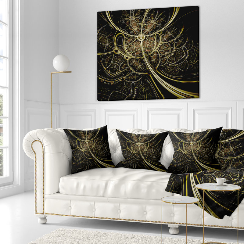 Abstract Reversible Throw Pillow