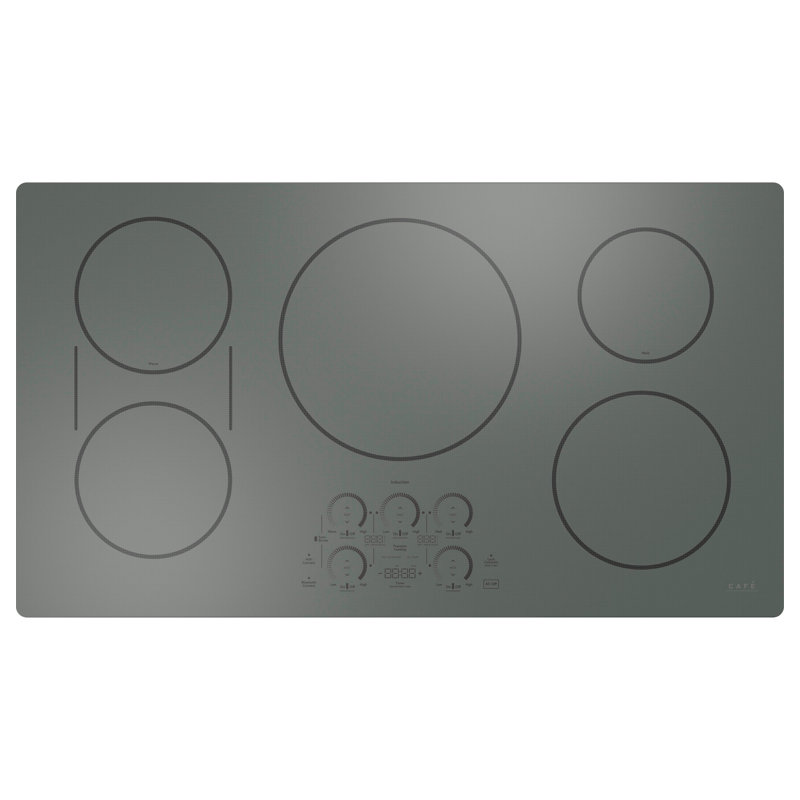 36" Electric Cooktop with 5 Elements, Stainless Steel