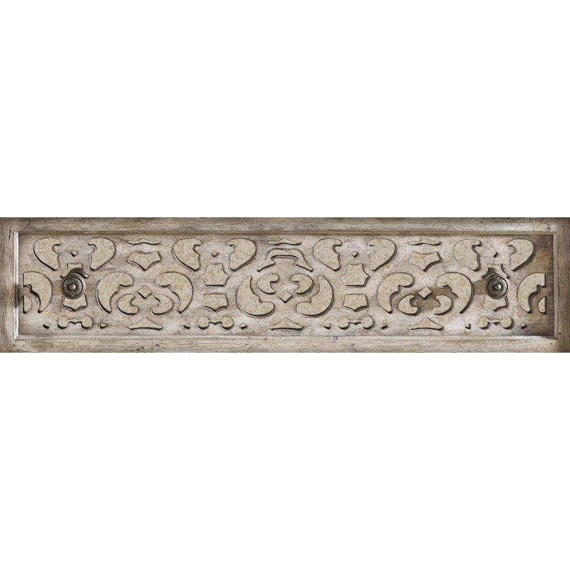 Chatelet Fretwork Nightstand, Vintage White