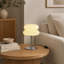 Lampe de table champignon moderne à double épaisseur