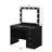 1Pc Glam Makeup Vanity Table Glass Top 5 Drawers Crystal Knobs Wooden Bedroom Furniture-231514437