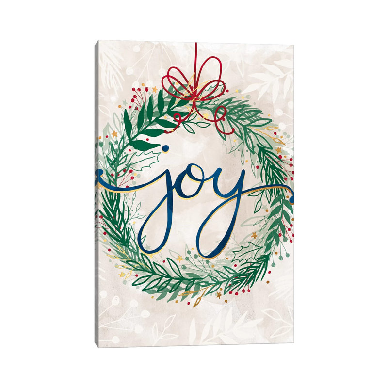 Christmas Cheer I 1 Piece Wall Art on Canvas, 30.48cm H x 20.32cm W