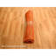 2'x3' Tangelo Orange, Plain Solid Design, Hand Knotted, Sample, Strike Off, Pure Sari Silk, Mat, Oriental Rug