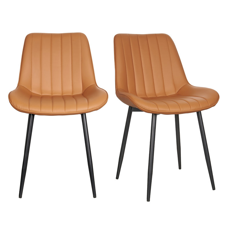 Ensemble de 2 chaises de salle à manger Modern, Brun