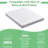 Lovanna 8 Inch Gel Memory Foam Mattress, Medium Firm Cooling Mattress in a Box with Breathable Soft Cover, Pressure Relief & Motion Isolation Bed Mattress for Sleep Comfort, Full Size-1570752224