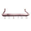 Handcrafted Brushed Copper Wall Mounted Pot Rack