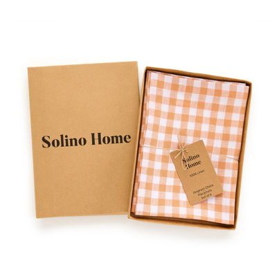 Gingham Checks - 100% Pure Linen Placemats