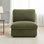 Chaise d'appoint rembourrée sans accoudoirs