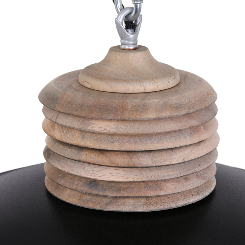 Scher 1 - Light Bowl Pendant, Black