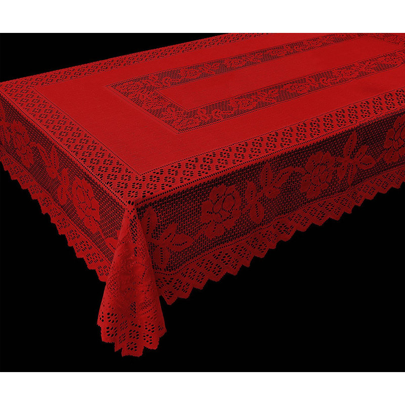 Weikhard Floral Tablecloth, Red