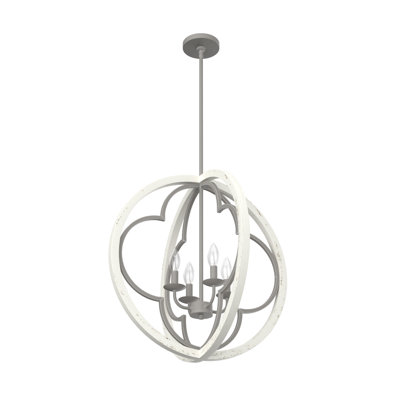 Lustre sphérique unique à 4 lumières Gablecrest