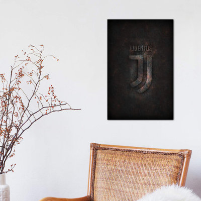 Juventus 1 Piece Wrapped Canvas Wall Art