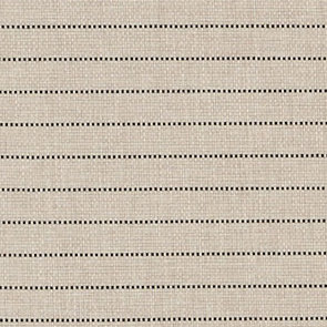 Manning Stripe Indoor/Outdoor Fabric, Black/Natural