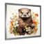 Loutre brune dans un pré fleuri II - loutre, art mural-1561318232-1561318236