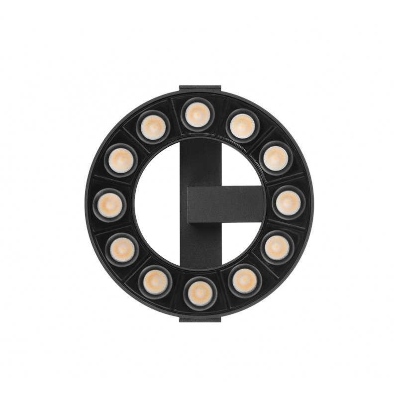 Magnetix l 6,5 po Halo rond pointillé à DEL 18 W, H 1 po x l 6,5 po x P 1 po