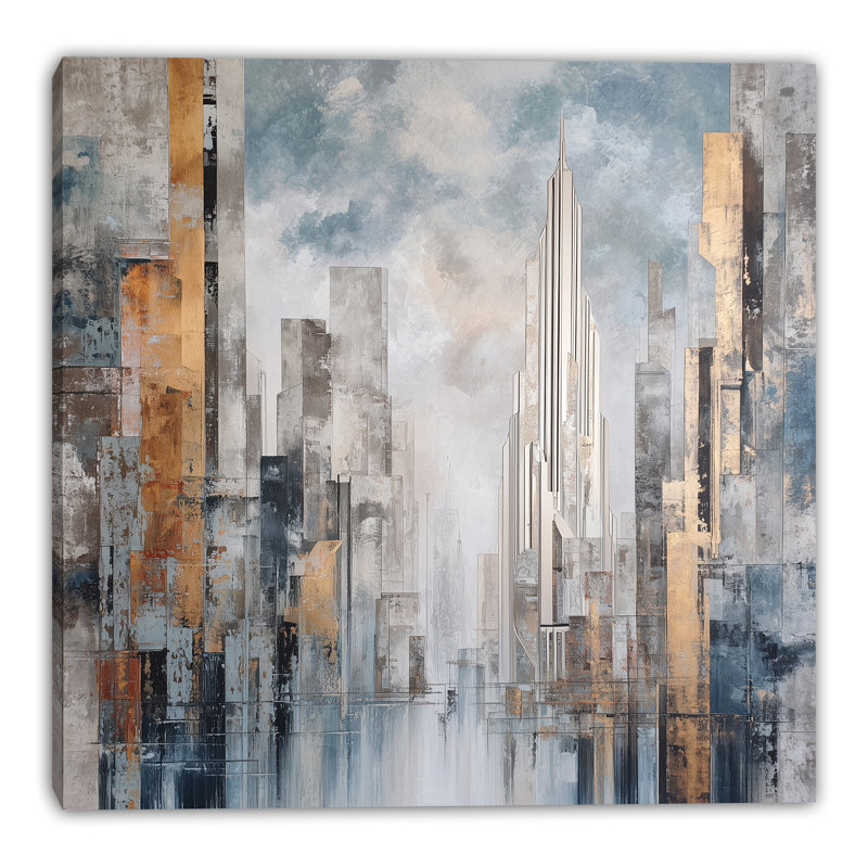 Art mural sur toile tendue Metropolitan Canyon, L 20 po x H 20 po x P 1,5 po