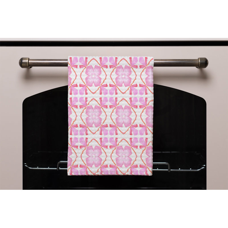 Cotton Floral Tea Towel Kitchen Towel