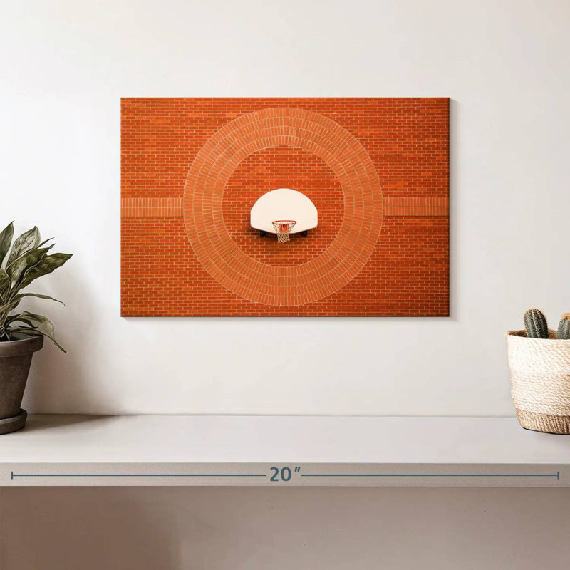 Panier de basketball en brique Sireci, H 8 po x l 12 po