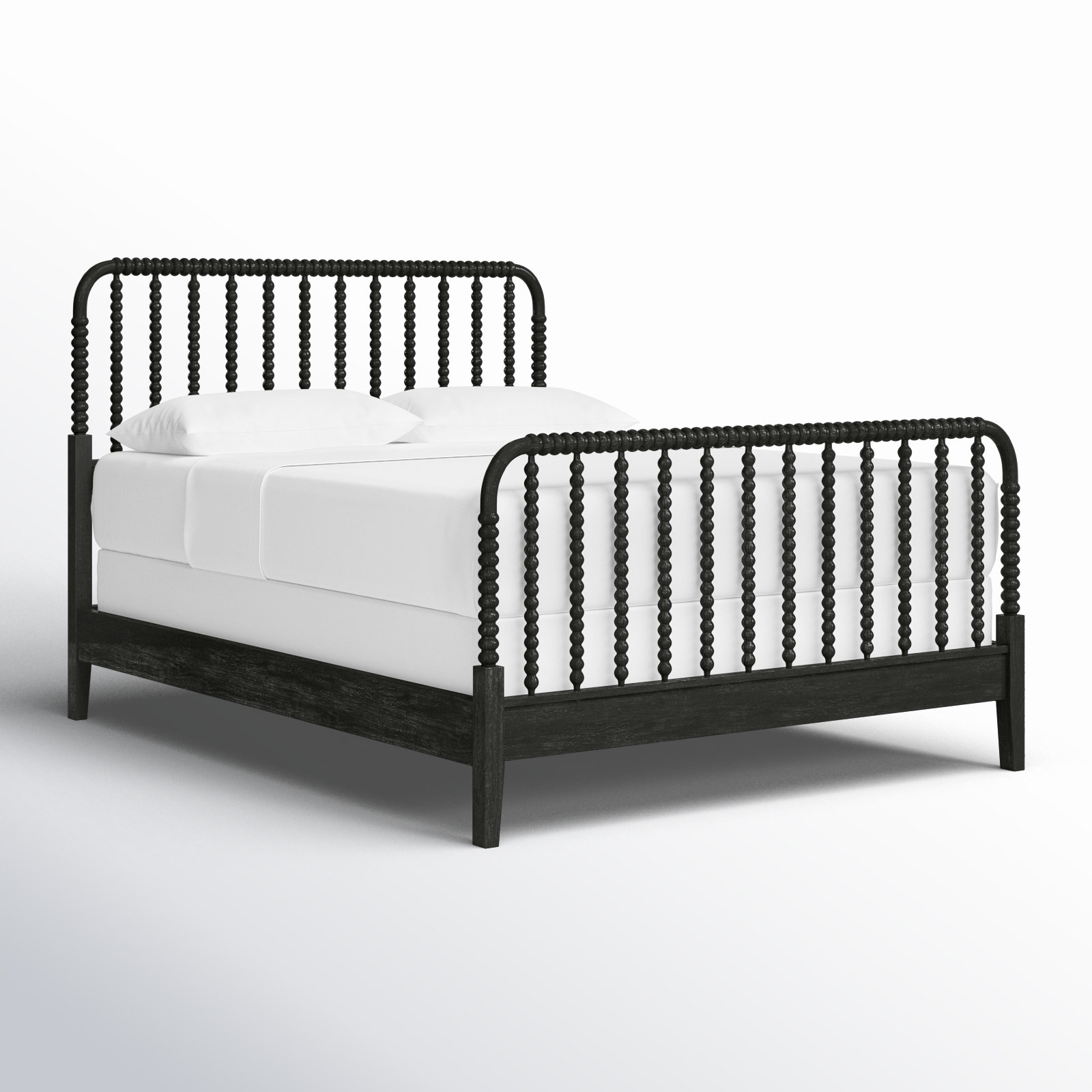 Louisa Bed, Queen, Antique Black