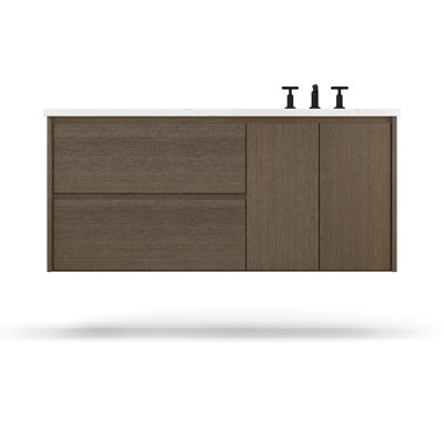 Gilded Single Left/Right Bath Floating Vanity